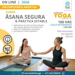 Curso 100 Āsana segura  & Práctica estable